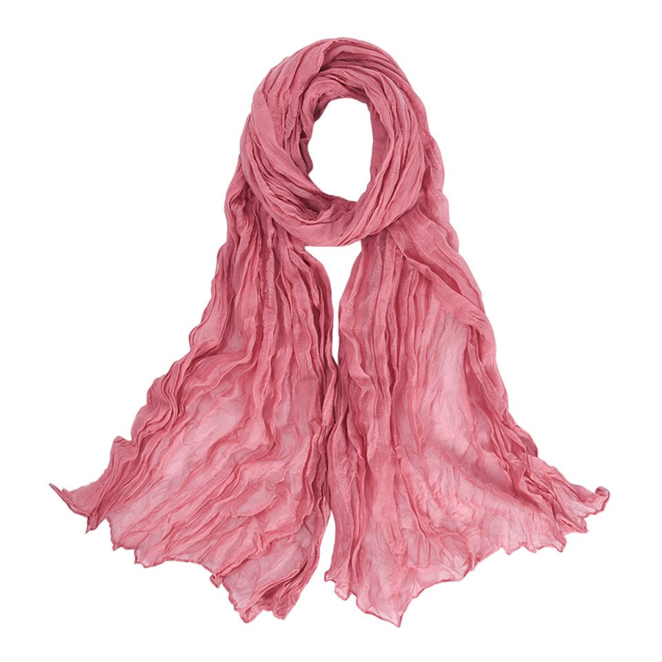 Coonoor Modeschal Damen Falten Schal, Chiffon Schultertuch, Vintage Schal, Freizeit Kopftuch von Coonoor