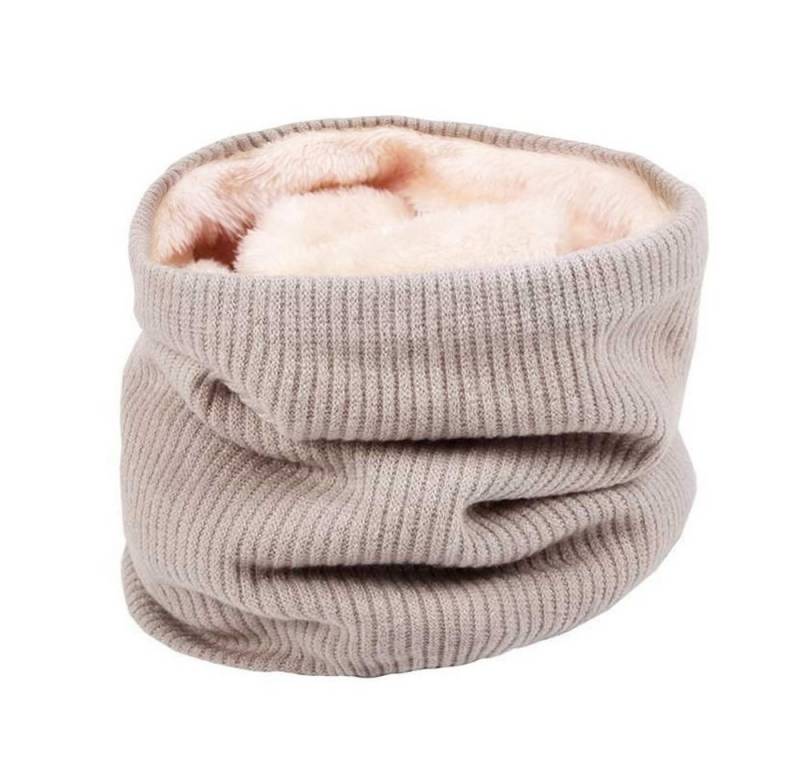 Coonoor Modeschal Fleece Schal Winter Loop Strickschal Schlauchschal, valentinstag geschenk von Coonoor