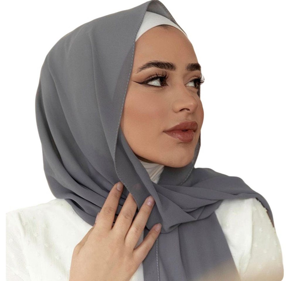 Coonoor Modeschal Hijab Kopftuch Damen Chiffon Tuch Schal von Coonoor