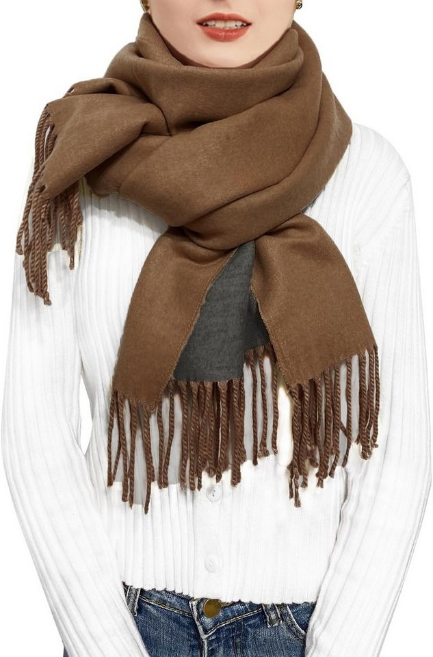 Coonoor Modeschal Warmer Winter Modeschal, Fransenschal, Damen Kaschmirschal, Wendeschal Coonoor Modeschal Warmer Winter Modeschal, Fransenschal, Damen Kaschmirschal, Wendeschal von Coonoor