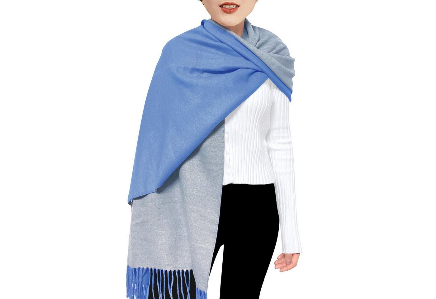 Coonoor Modeschal Warmer Winter Modeschal, Fransenschal, Damen Kaschmirschal, Wendeschal Coonoor Modeschal Warmer Winter Modeschal, Fransenschal, Damen Kaschmirschal, Wendeschal von Coonoor