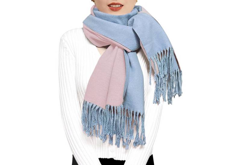Coonoor Modeschal Warmer Winter Modeschal, Fransenschal, Damen Kaschmirschal, Wendeschal Coonoor Modeschal Warmer Winter Modeschal, Fransenschal, Damen Kaschmirschal, Wendeschal von Coonoor