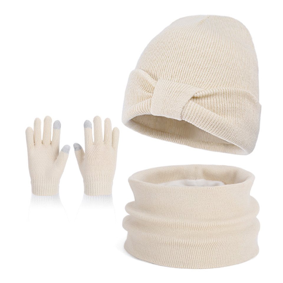 Coonoor Mütze & Schal Kinder Mütze, Handschuhe und Halswärmer Set, geeignet für Jungen und Mädchen im Alter von 3-10 Jahren von Coonoor