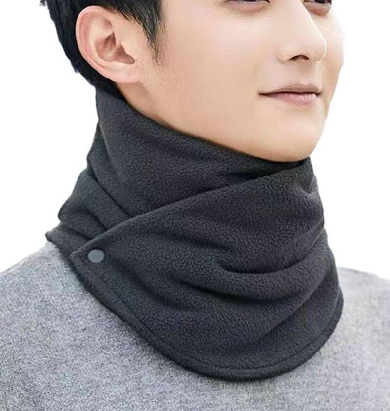 Coonoor Multifunktionstuch Multifunktions Halstuch Halswärmer Warme Schals Winter Schlauchschal, mit zwei Knöpfen, winddichter, für Männer und Frauen von Coonoor