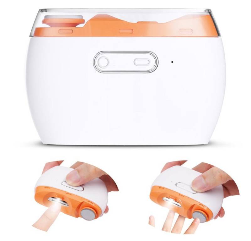 Coonoor Nagelknipser 2 in 1 Elektrischer Nagelknipser, Automatischer Nagelknipser mit licht von Coonoor