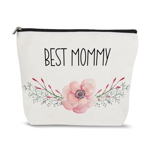 Coonoor Niedlich Kosmetiktasche Klein Waschtasche Kosmetiktasche - Schminktasche Damen Geschenk für Mutter, Schwester, Freunde Best Mommy von Coonoor