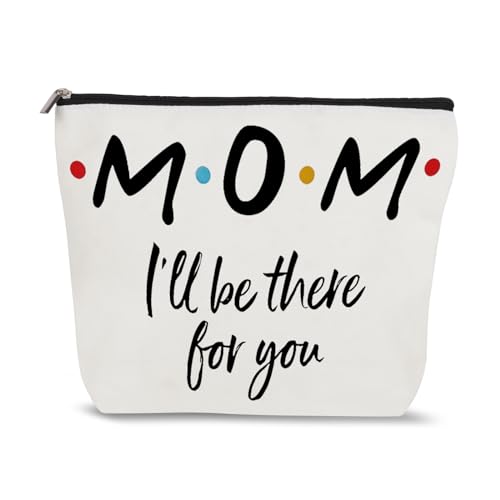 Coonoor Niedlich Kosmetiktasche Klein Waschtasche Kosmetiktasche - Schminktasche Damen Geschenk für Mutter, Schwester, Freunde MOM I ll be There for You von Coonoor