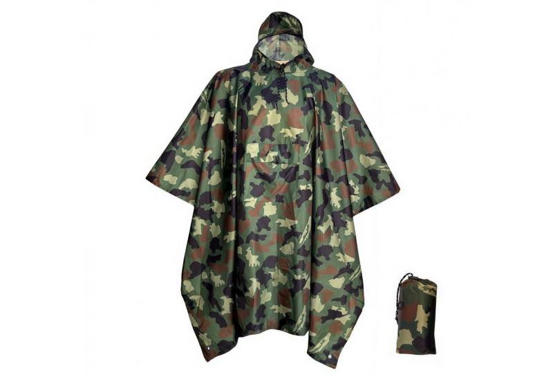 Coonoor Regenjacke Regencape mit Kapuze 3 in 1 Multifunktional Atmungsaktiv von Coonoor