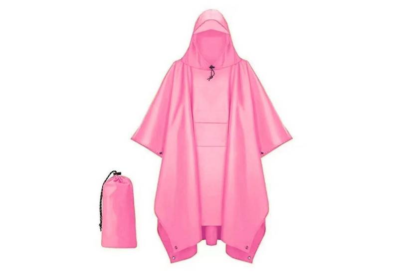 Coonoor Regenjacke Regencape mit Kapuze 3 in 1 Multifunktional Atmungsaktiv von Coonoor
