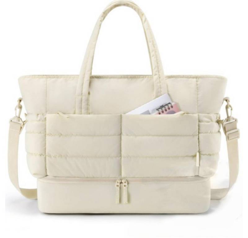 Coonoor Reisetasche Puffer Reisetasche 38 L Damen Weekender Sporttasche 47×21×39 cm, mit Schuhfach, Wasserabweisend, Handgepäcktauglich Coonoor Reisetasche Puffer Reisetasche 38 L Damen Weekender Sporttasche 47×21×39 cm, mit Schuhfach, Wasserabweisend, Handgepäcktauglich von Coonoor