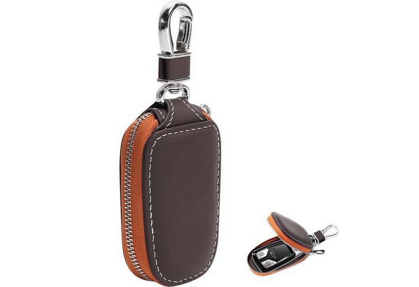 Coonoor Schlüsseltasche Autoschlüssel-Etui, Halter, PU-Leder, Auto-Schlüsselanhänger von Coonoor