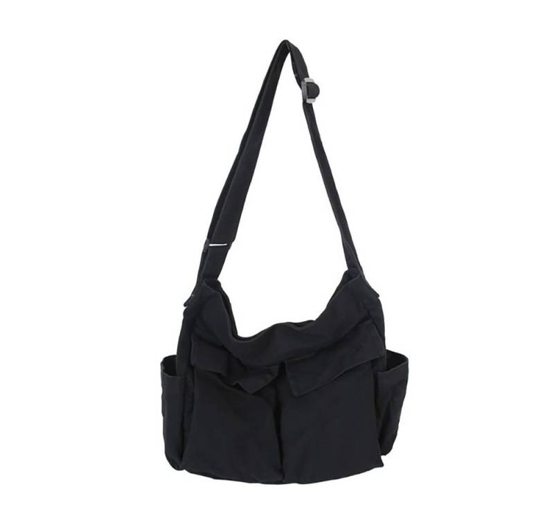 Coonoor Schultertasche Canvas Messenger Bag Umhängetasche Crossbody Schulter Tote Hobo Bag, für Frauen und Männer - Große Tasche mit mehreren Fächern von Coonoor