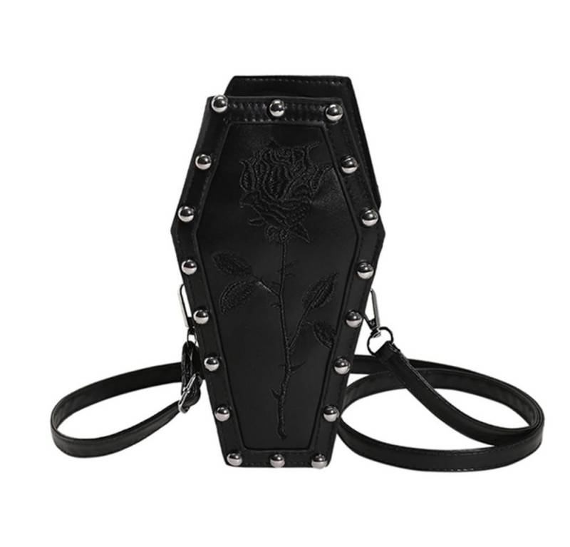 Coonoor Schultertasche Halloween Umhängetasche Gothic Tasche Gothic Handtasche Geldbörse von Coonoor