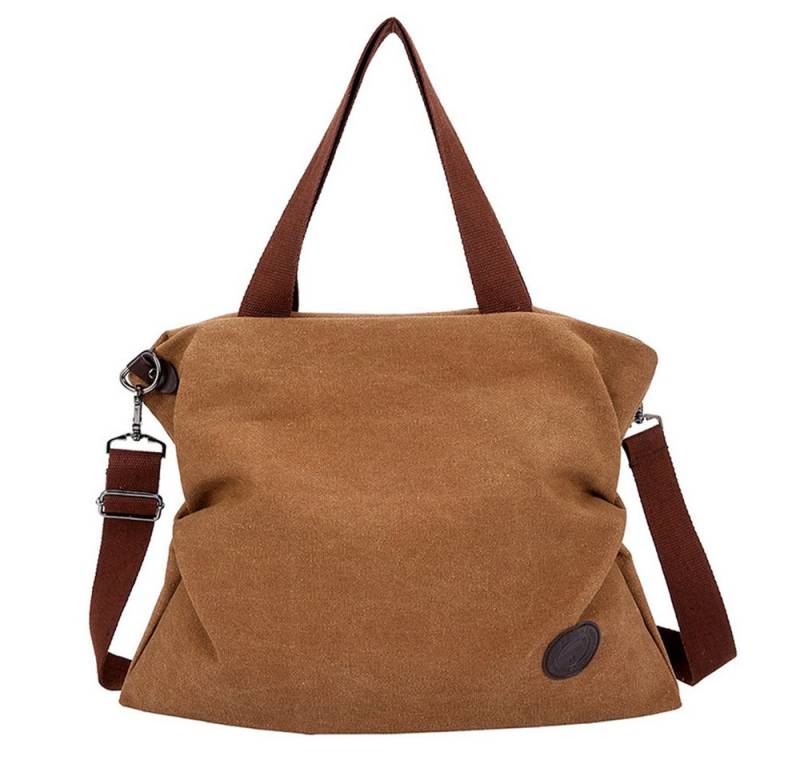 Coonoor Schultertasche Handtasche Damen,Canvas Umhängetasche,Hobo Crossover Bag von Coonoor