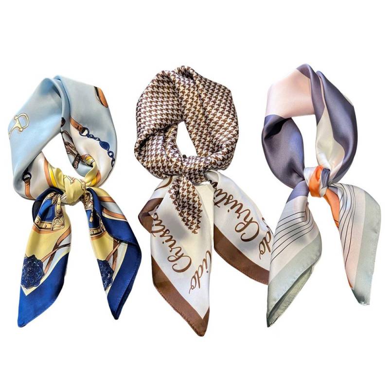 Coonoor Seidentuch Damen Seidentuch Seide Leicht Seidenschal Bandana Halstuch, Kopftuch Elegante Schal Tuch Geschenk für Frauen von Coonoor