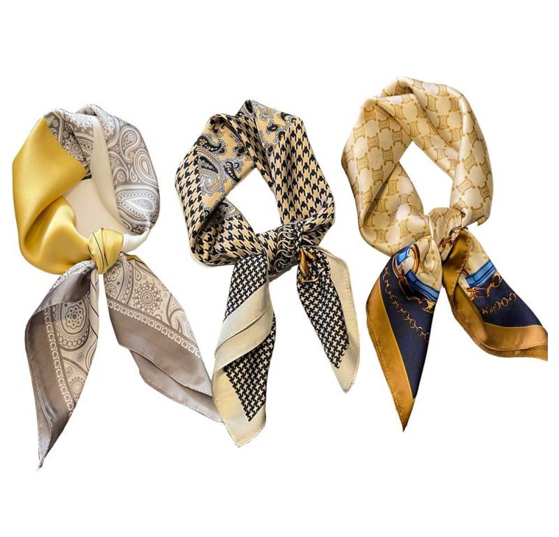 Coonoor Seidentuch Damen Seidentuch Seide Leicht Seidenschal Bandana Halstuch, Kopftuch Elegante Schal Tuch Geschenk für Frauen von Coonoor