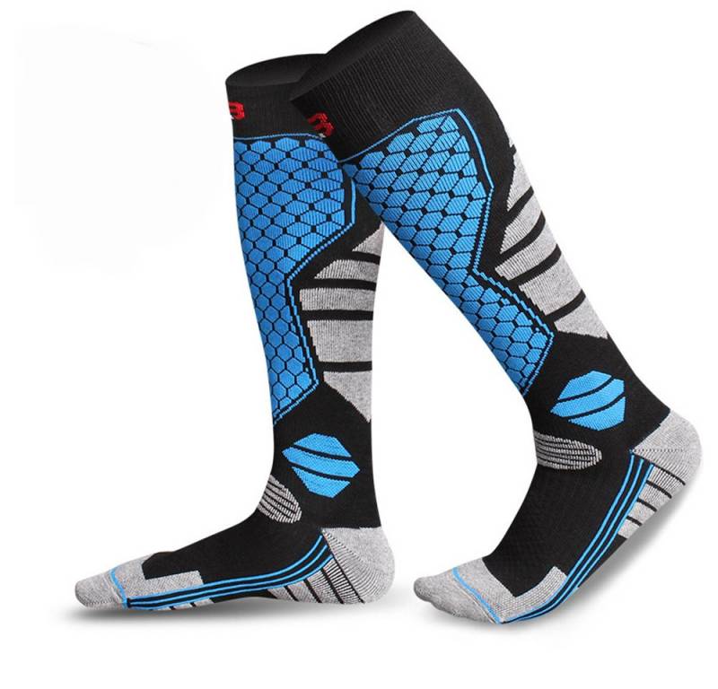 Coonoor Skisocken Herren Skisocken 3er Pack Warme Dicke Wintersocken Kniehoch für Outdoor-Sport, Snowboarden von Coonoor