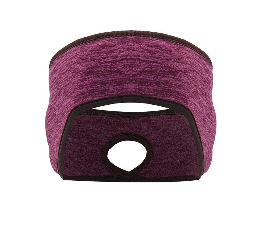 Coonoor Stirnband Fleece Stirnband mit Pferdeschwanzöffnung, Ohrwärmer für Frauen (1-St) ideal für Winter, Laufen, Outdoor-Sport & Fitness von Coonoor
