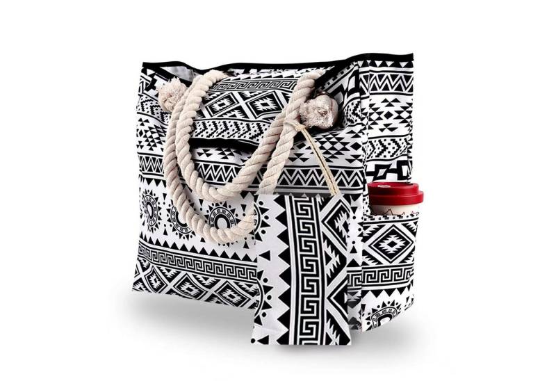 Coonoor Strandtasche Damen Extra Groß Schultertasche Shopper Einkaufstasche Wasserdicht von Coonoor