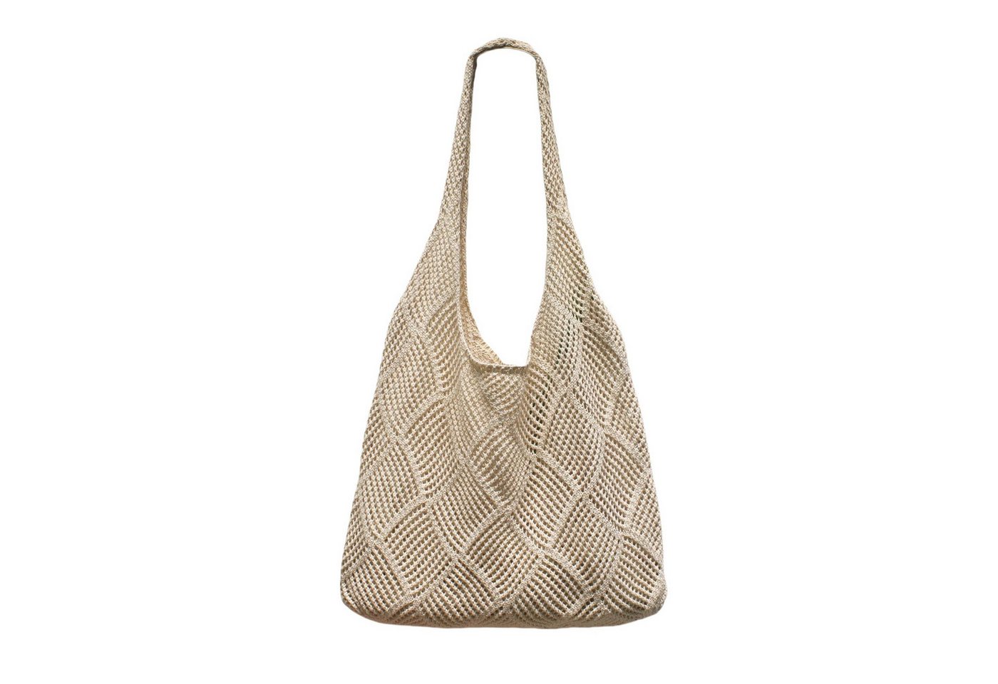 Coonoor Strandtasche Damen Häkeltasche,Umhängetasche Netz-Stricktasche,Schultertasche Coonoor Strandtasche Damen Häkeltasche,Umhängetasche Netz-Stricktasche,Schultertasche von Coonoor