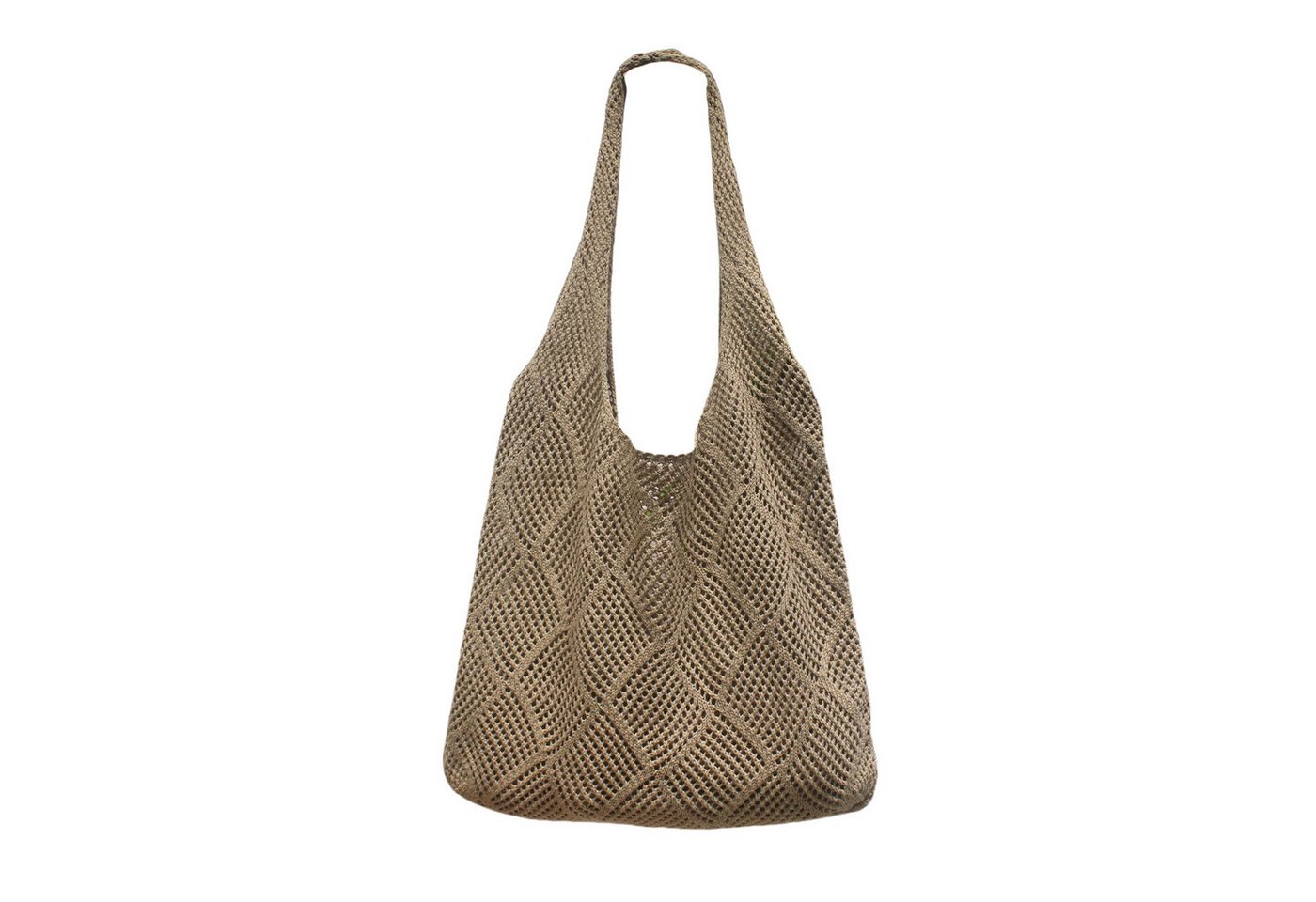 Coonoor Strandtasche Damen Häkeltasche,Umhängetasche Netz-Stricktasche,Schultertasche Coonoor Strandtasche Damen Häkeltasche,Umhängetasche Netz-Stricktasche,Schultertasche von Coonoor