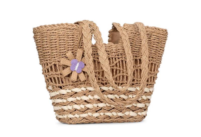 Coonoor Strandtasche Strandtaschen Damen, Sommer Strohtasche, Gewebte Strohtasche, für den Strand, Schulter-Handtaschen von Coonoor