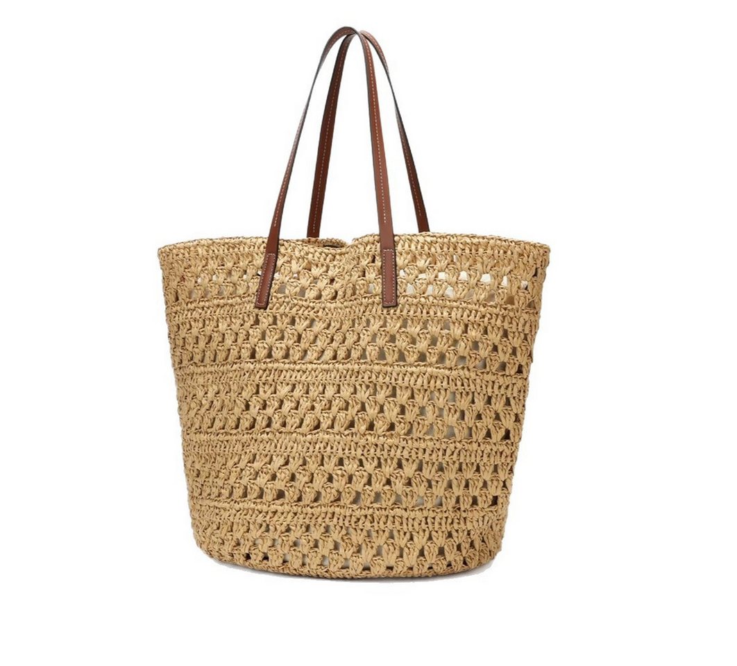 Coonoor Strandtasche mit reißverschluss, Große Strandtasche für Damen, Umhängetasche, Schultertasche für Urlaub Reisen Strand Sommer Coonoor Strandtasche mit reißverschluss, Große Strandtasche für Damen, Umhängetasche, Schultertasche für Urlaub Reisen Strand Sommer von Coonoor