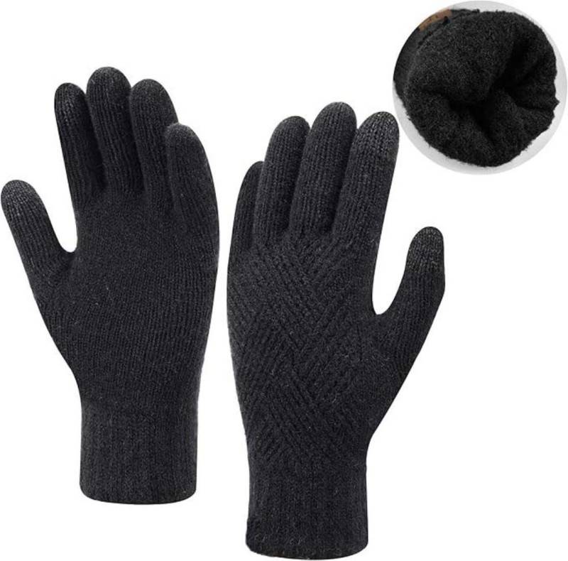 Coonoor Strickhandschuhe Handschuhe Winterhandschuhe Rippstrick Strickhandschuhe Damen Herren von Coonoor