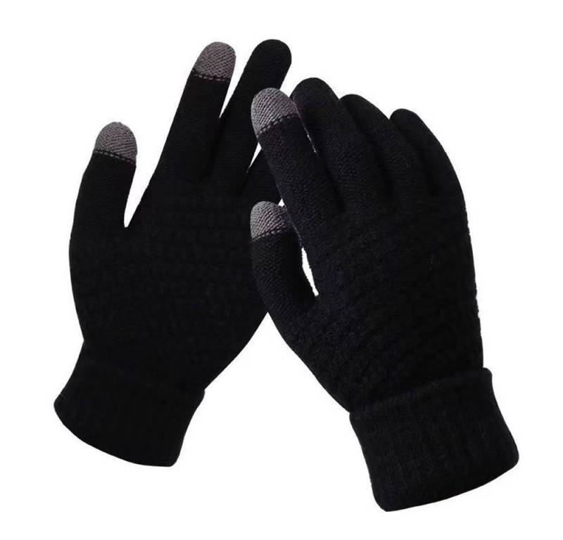 Coonoor Strickhandschuhe Herren Damen Winterhandschuhe Touchscreen Fleecehandschuhe (Flexible und Angenehm Weiche Elastisch Fingerhandschuhe) Geeignet für Winter Running und Outdoor Aktivitäten von Coonoor