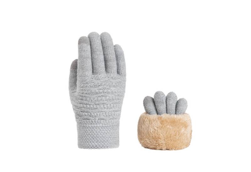 Coonoor Strickhandschuhe Wärmende Strickhandschuhe mit Fleece, Touchscreen-Handschuhe für den Winter von Coonoor