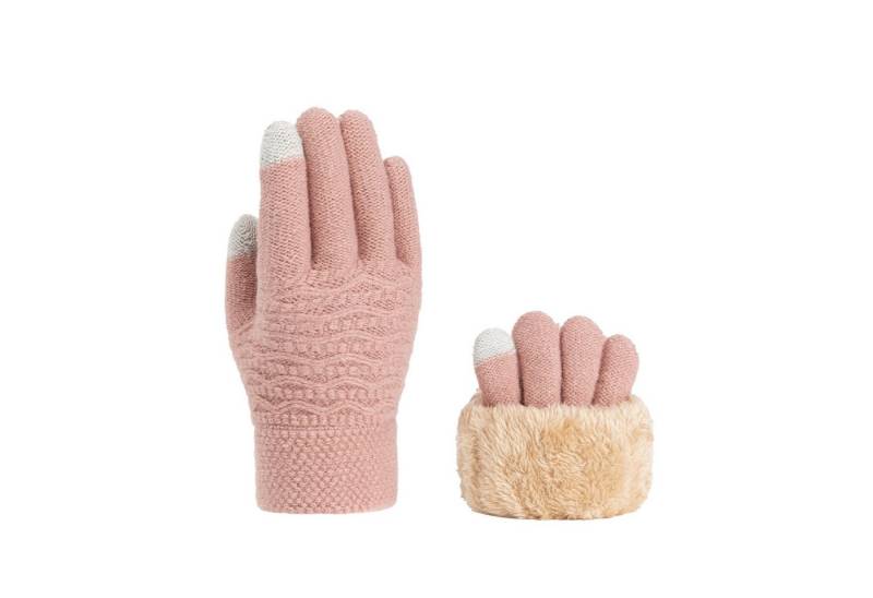 Coonoor Strickhandschuhe Wärmende Strickhandschuhe mit Fleece, Touchscreen-Handschuhe für den Winter von Coonoor