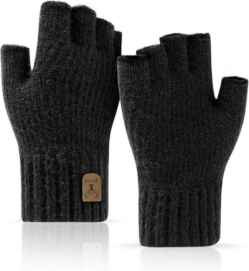 Coonoor Strickhandschuhe Winter-Fingerlose Strickhandschuhe, Thermo-Fingerhandschuhe von Coonoor