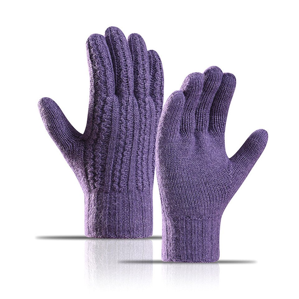 Coonoor Strickhandschuhe Winter Strickhandschuhe, Touchscreen elastische Handschuhe von Coonoor