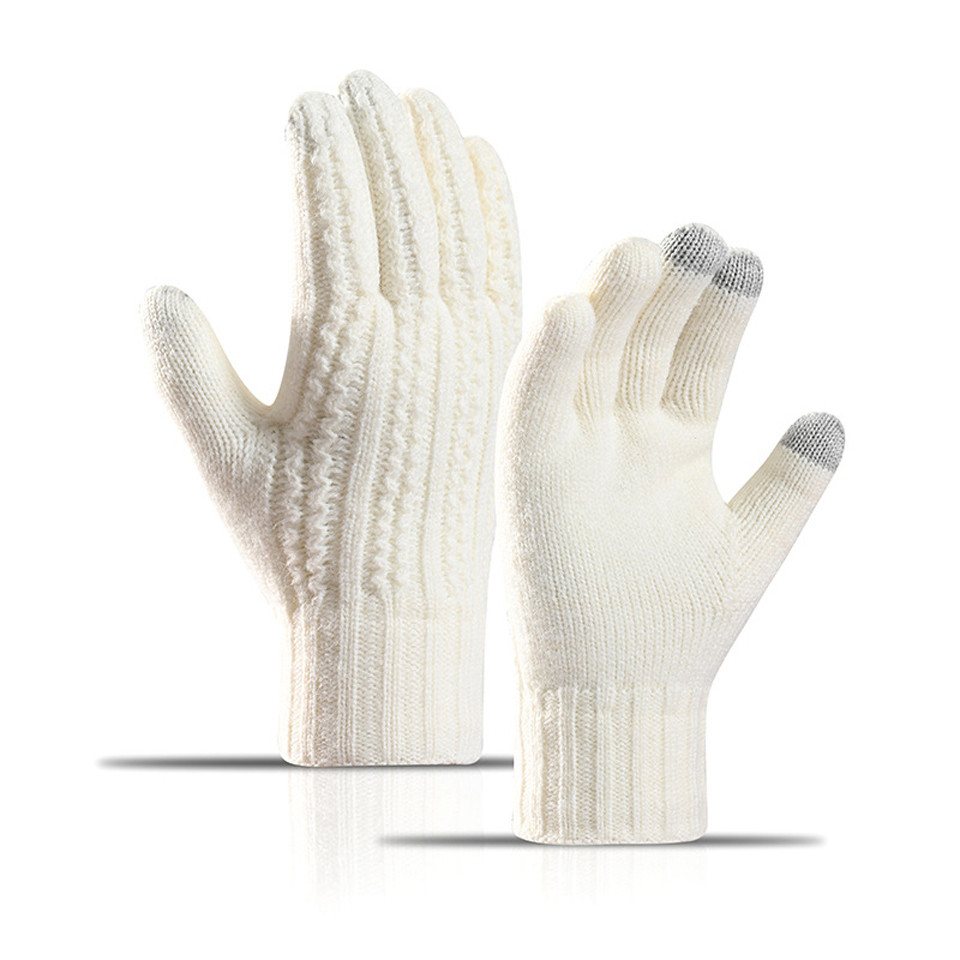 Coonoor Strickhandschuhe Winter Strickhandschuhe, Touchscreen elastische Handschuhe von Coonoor