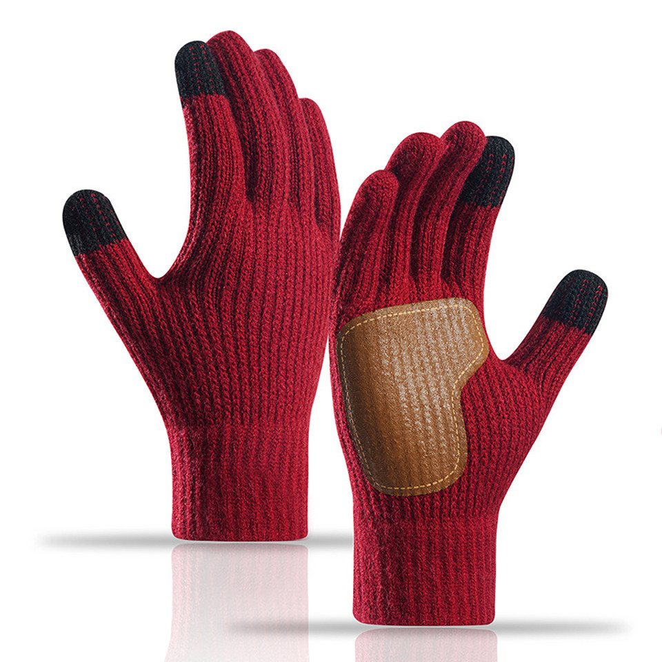 Coonoor Strickhandschuhe Winter-Strickhandschuhe, rutschfeste Touchscreen-Handschuhe von Coonoor