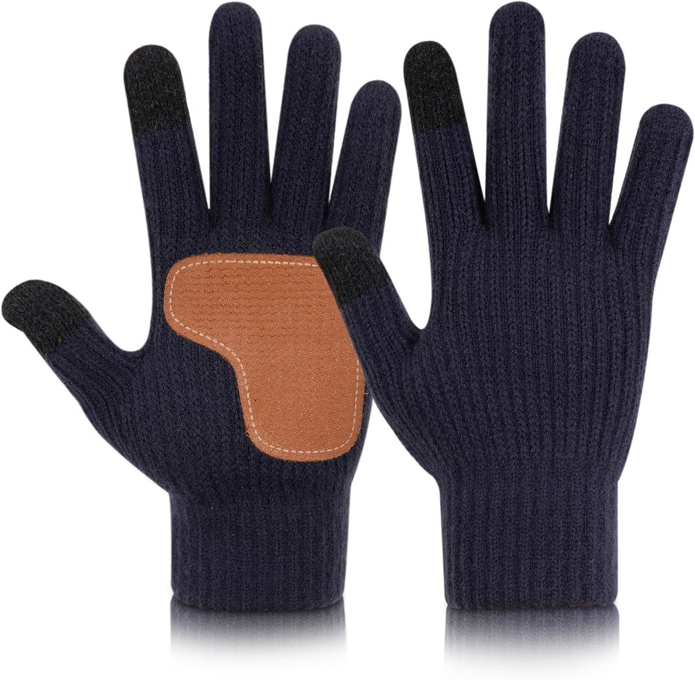 Coonoor Strickhandschuhe Winter-Strickhandschuhe, rutschfeste Touchscreen-Handschuhe von Coonoor
