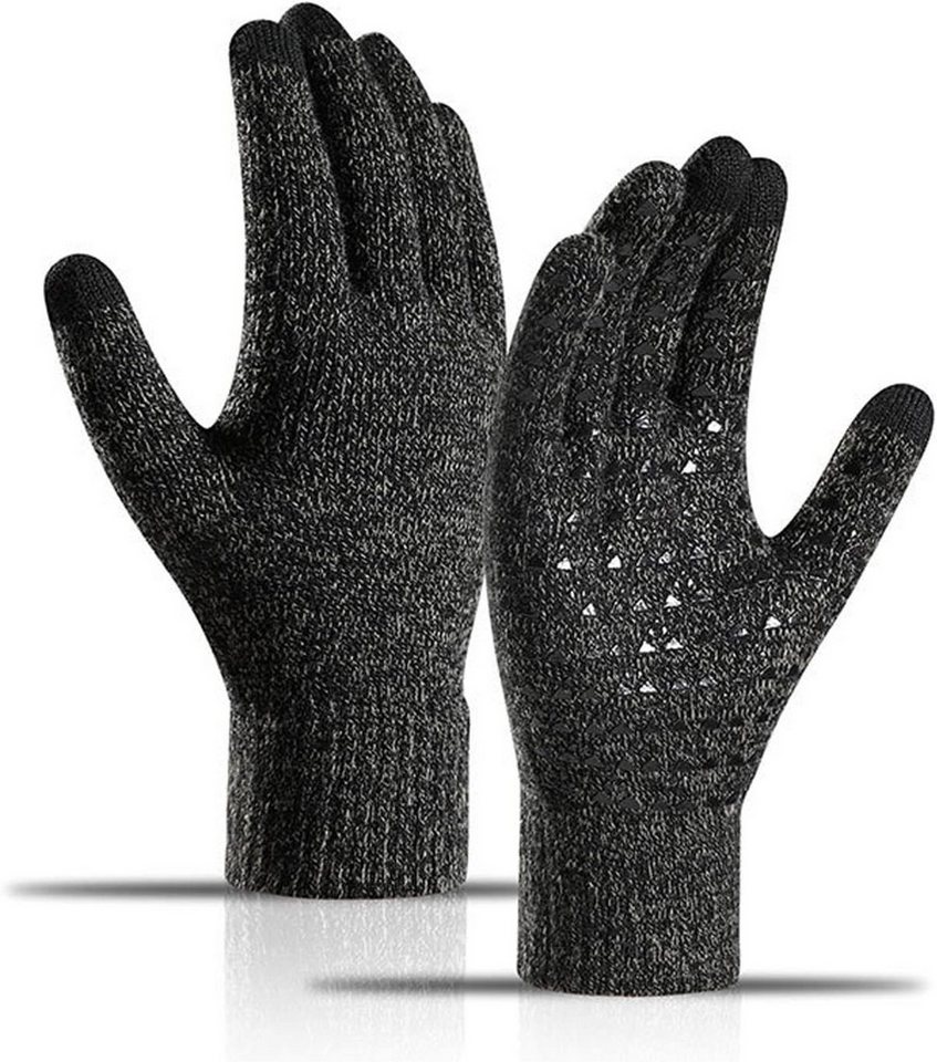 Coonoor Strickhandschuhe Winterhandschuhe für Herren und Damen – Verbesserter Touchscreen Thermo-Strickhandschuh zum Laufen, Autofahren, Wandern von Coonoor
