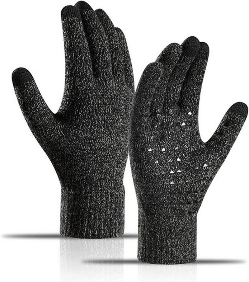 Coonoor Strickhandschuhe Winterhandschuhe für Herren und Damen – Verbesserter Touchscreen Thermo-Strickhandschuh zum Laufen, Autofahren, Wandern von Coonoor