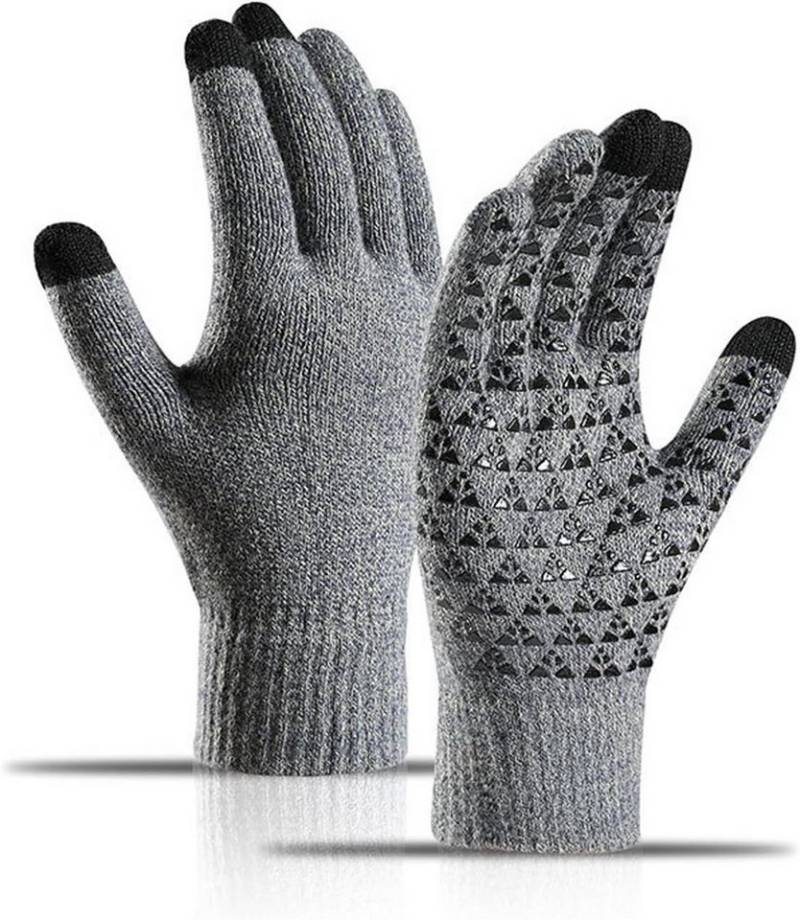 Coonoor Strickhandschuhe Winterhandschuhe für Herren und Damen – Verbesserter Touchscreen Thermo-Strickhandschuh zum Laufen, Autofahren, Wandern von Coonoor