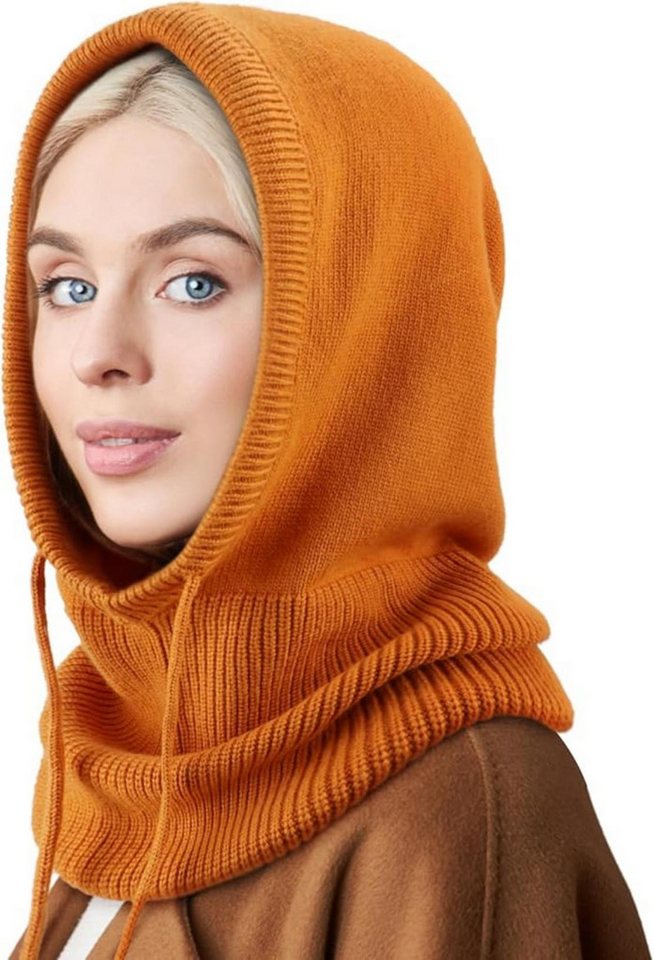 Coonoor Strickmütze Wintermützen für Damen Strickmütze mit Kordelzug von Coonoor