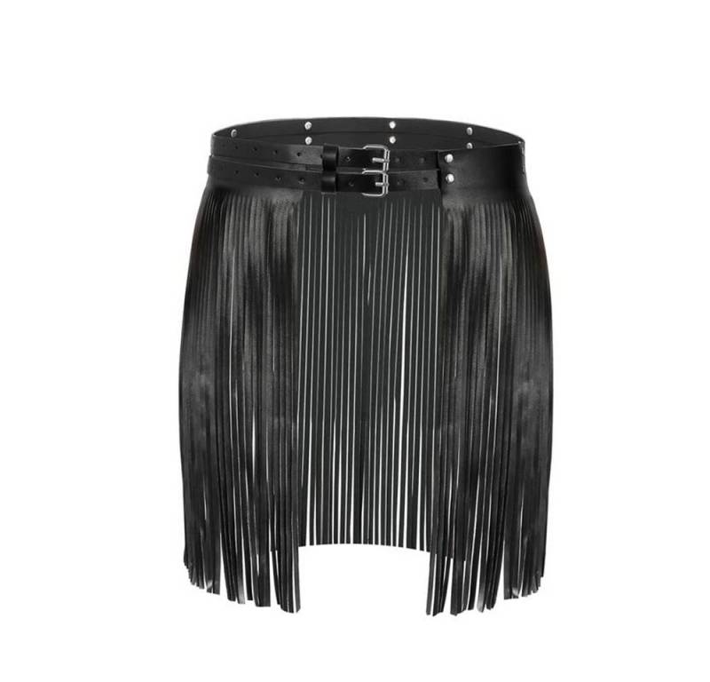 Coonoor Taillengürtel Damen Fransen Rock Gürtel Mode Rock Frauen Punk Rock von Coonoor