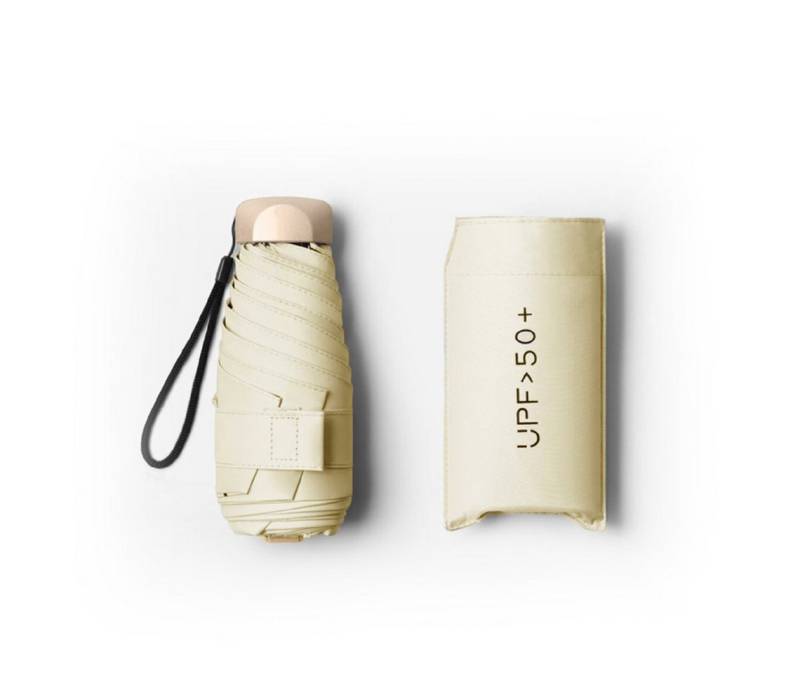 Coonoor Taschenregenschirm Mini ultra-leichter Falt-Regenschirm, tragbarer UV-Schutz-Sonnenschirm von Coonoor