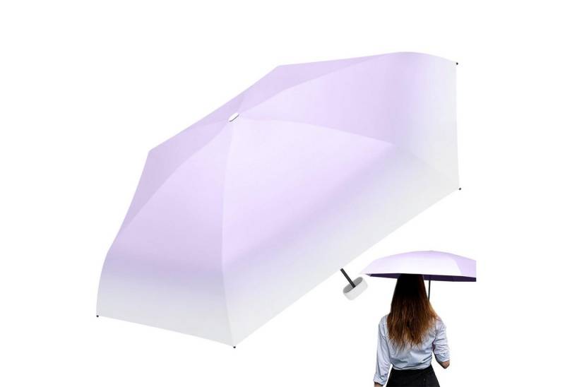 Coonoor Taschenregenschirm Winddichter Mini Reise Klappschirm.UPF 50+Sonnenschutz und Regenschutz, Kompakte Bauweise, Geeignet für Tasche, Umweltfreundliche Stoff von Coonoor