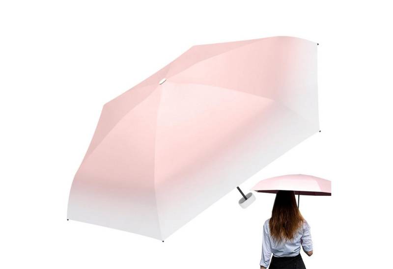 Coonoor Taschenregenschirm Winddichter Mini Reise Klappschirm.UPF 50+Sonnenschutz und Regenschutz, Kompakte Bauweise, Geeignet für Tasche, Umweltfreundliche Stoff von Coonoor