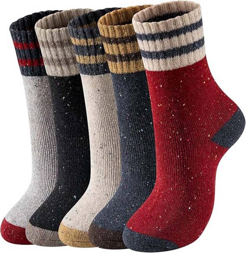 Coonoor Thermosocken Damen Socken Winter Socken 5 Paar atmungsaktiv warm (5-Paar) von Coonoor