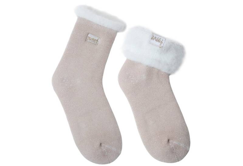 Coonoor Thermosocken Damen Thermosocken Kuschelsocken Winter Warme Dicke Süß Haussocken (2-Paar) von Coonoor