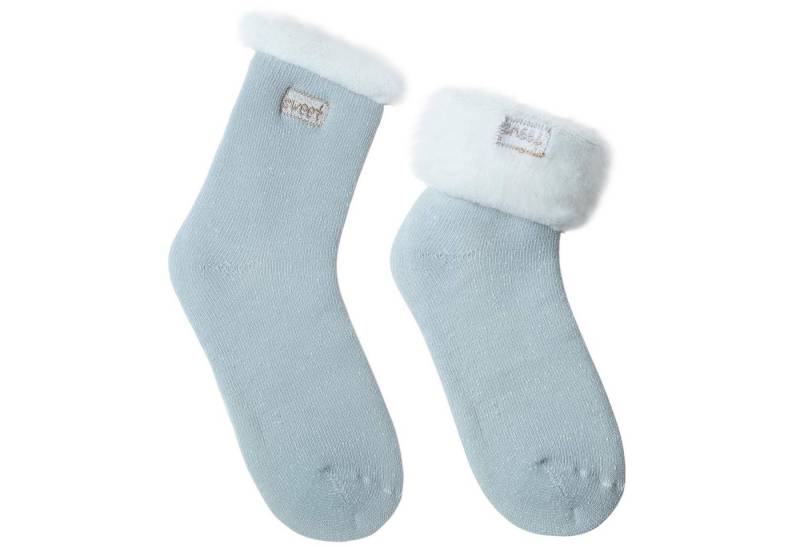 Coonoor Thermosocken Damen Thermosocken Kuschelsocken Winter Warme Dicke Süß Haussocken (2-Paar) von Coonoor