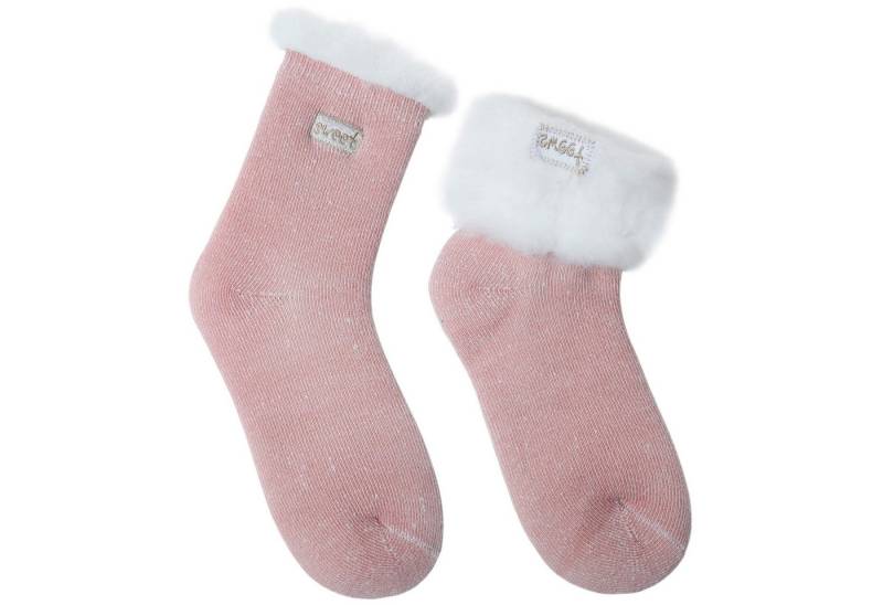 Coonoor Thermosocken Damen Thermosocken Kuschelsocken Winter Warme Dicke Süß Haussocken (2-Paar) von Coonoor