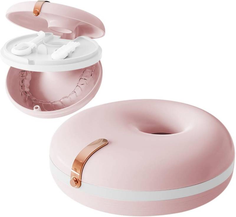 Coonoor Zahndose Zahnprothesendose für Prothesen & Zahnspangen 9 x 9 x 3cm von Coonoor