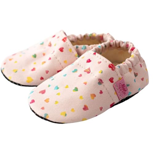 Copa cop Barfußschuhe Kinder Kitaschuhe & Hausschuhe - Barefoot (Hearts, EU Schuhgrößensystem, Baby, Numerisch (von/bis), M, 20, 21) von Copa cop